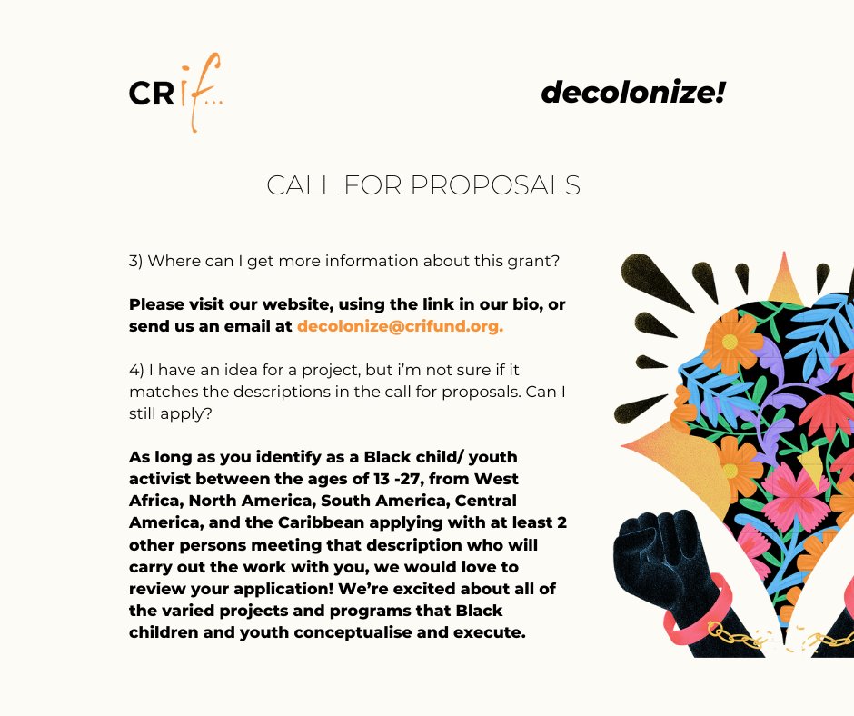 crifund1's tweet photo. Need more time? Deadline Extended! Apply by May 16 https://t.co/HhljKx1Qpf