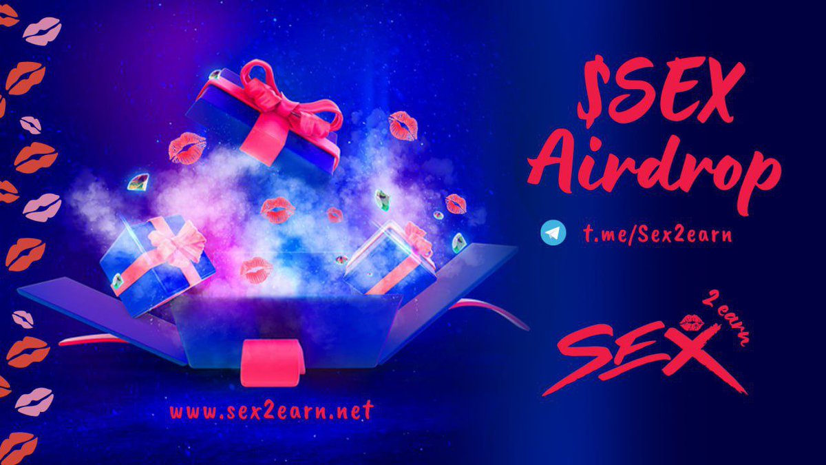 AirdropStario's tweet photo. 💧 Sex2earn Airdrop 💧

📍 Audited: CoinSult, 📍 KYC: SafuAudit

🏆 Task:    ➕500 SEX for 5000 random participants

👨‍👩‍👧 Referral: ➕ 5000 SEX for top 100 referrers 

🔛 Airdrop Link &amp; Information: https://t.co/kPFeoNVDk2

#Airdrop #BSC #Bitcoin #USDT #Sex2earn #SEX #Airdropstario https://t.co/DaSyF1b9zT