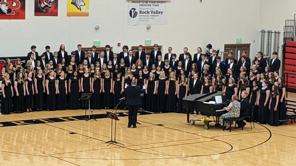 Wow!  <a href="/NorthPolkHS/">North Polk High School</a> Choir is amazing!  #GoComets