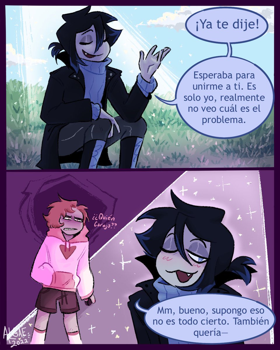 ALGnsfw's tweet photo. ¿Te Conozco? (2/4)
#HelloMyLove #HML #HMLespañol #HelloMyLoveComic #HMLyb #HMLal #HMLalgae https://t.co/jYywbdvRBw