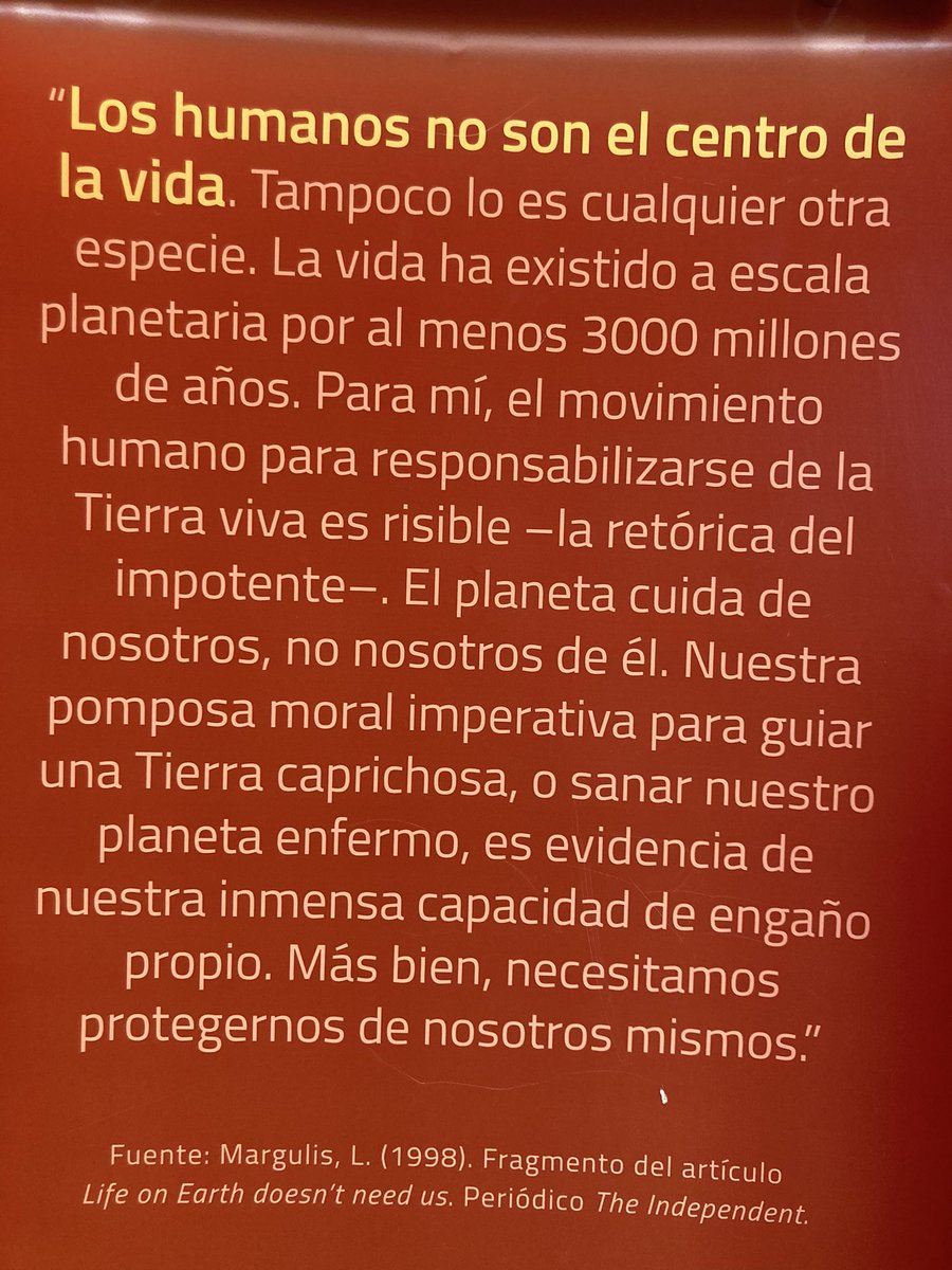 AdriEdelCR's tweet photo. ¿Algo qué añadir a este pensamiento de Lynn Margulis?
#sostenibilidad #biology #ODS https://t.co/KLFBostXam
