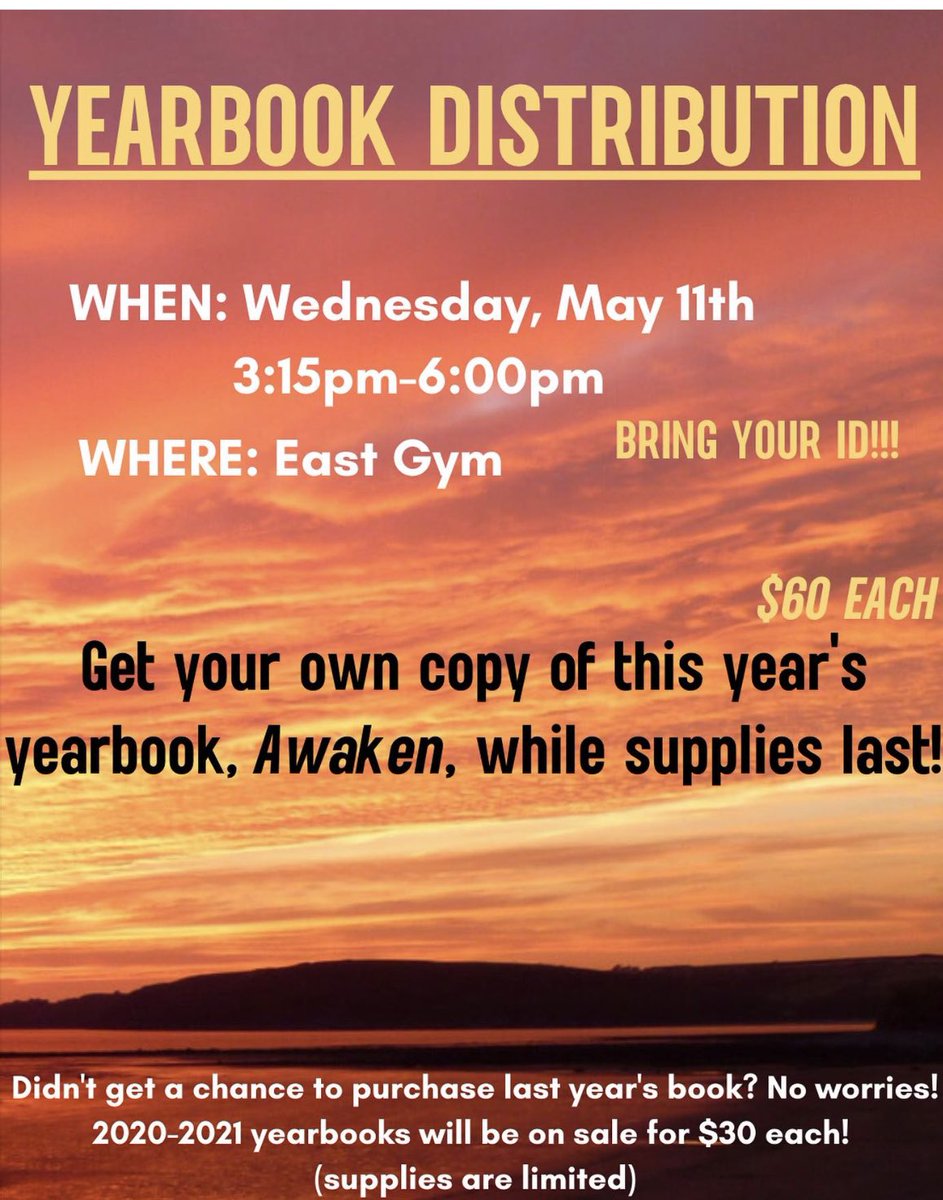ATyearbookHS's tweet photo. It’s happening! Get your books on Wednesday after school! #yearbooks #distribution #itsfinallyhappening https://t.co/lxZGzabgJI