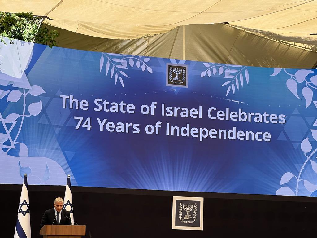 NauruMissionUN's tweet photo. @MargoDeiye non-resident Ambassador to Israel celebrated Israel’s 74th Independence Day on May 5th 2022 @Jerusalem #HonConsulNauru #AmbforNauru #ChiefofProtocol https://t.co/YNfcNQPXF5