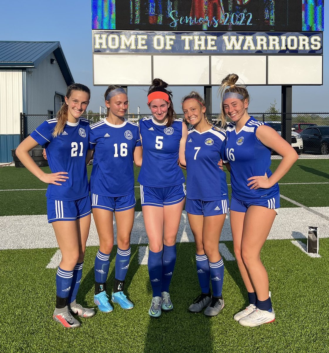 Senior night! SPX 8 — SHS 0. Thank You Seniors.