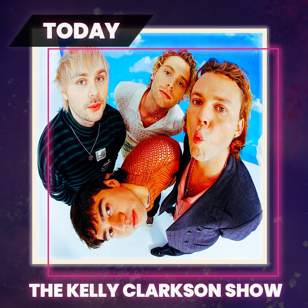KellyClarksonTV's tweet photo. Don't miss a performance of "COMPLETE MESS" from @5SOS today on Kelly! https://t.co/8H3V90GhXP