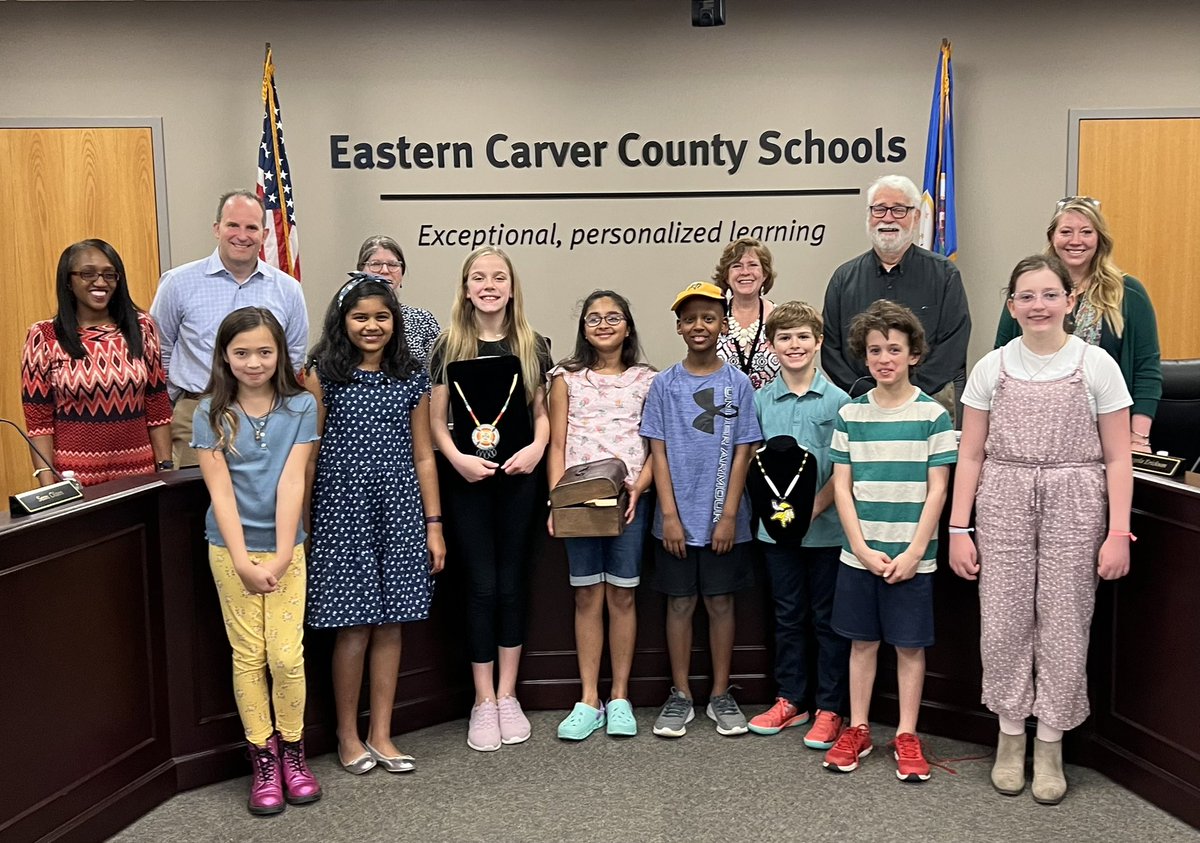 Remarkable kids on a proud evening.  ECCS is an ecosystem of connection just like the MN River Valley itself.  Collaboration results in excellence.  Thank you to kids, families, staff, and community! @BluffCreekElem