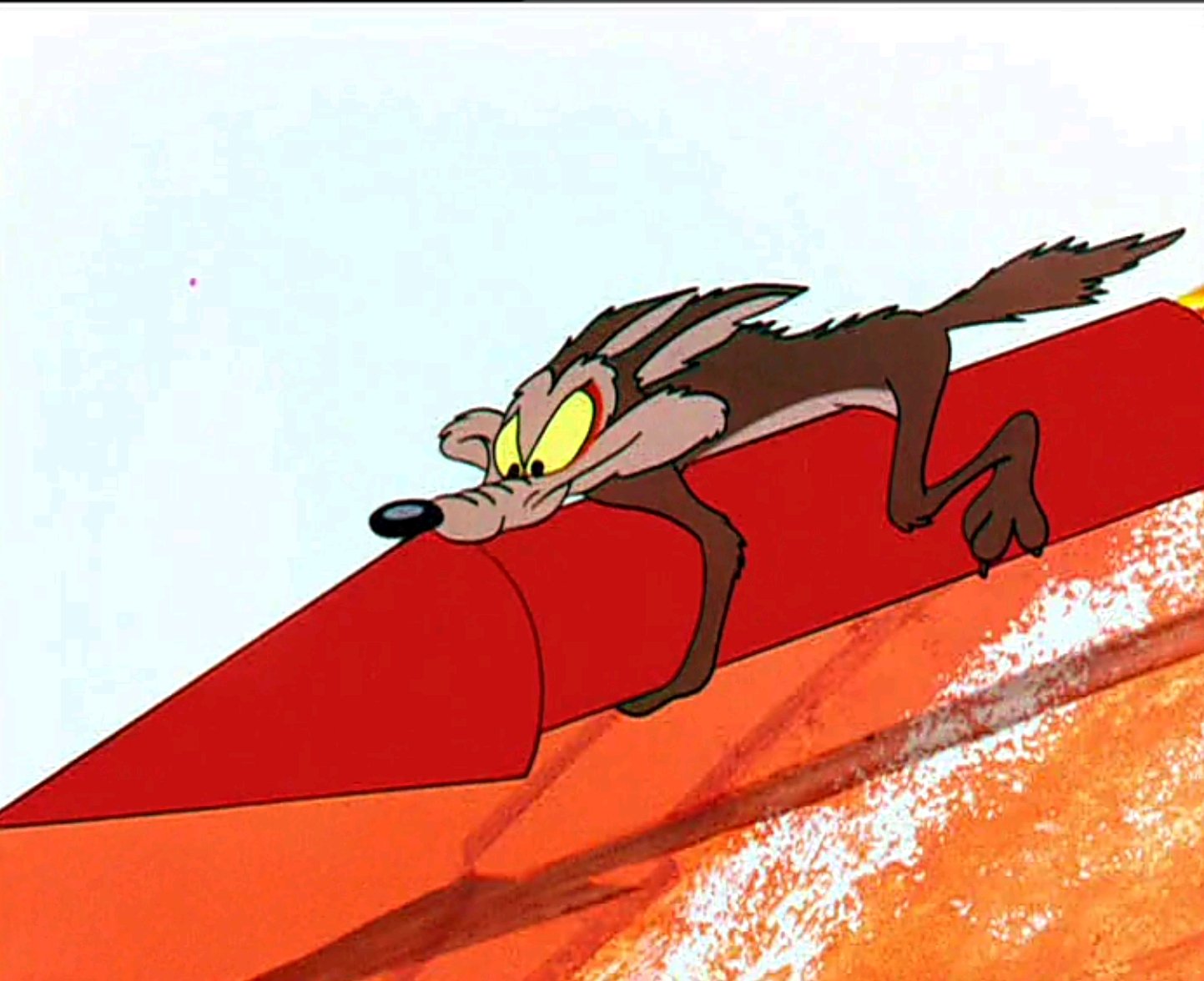 Wile E Coyote Rocket Gif