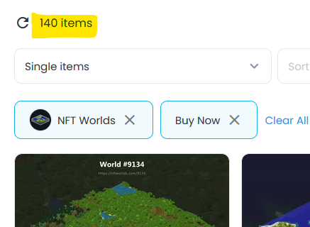BennyWright9's tweet photo. NFTworlds community = diamond hands.  Only 1.4% listed.  @nftworldsNFT https://t.co/APxaRmM5RM