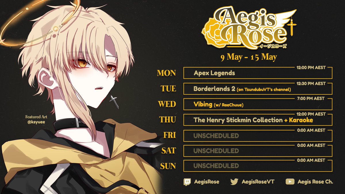 henrycooperlabs's tweet photo. Late schedule tweet oops 

I've started doing just chatting streams where I get a vtuber friend and I prepare some loose conversation topics and that's the whole stream; last week was Sol, this week will feature Rae! Have a good week everyone!

#Vtuber #VTuberUprising https://t.co/Bntu38OaP2