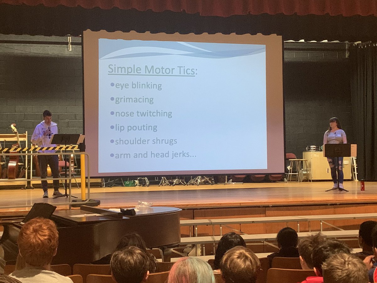 QRGega's tweet photo. Students learned about Tourette’s Syndrome and how it feels dealing with this condition. @QRGeraghty #qrspride https://t.co/dPIgK5Kyoo