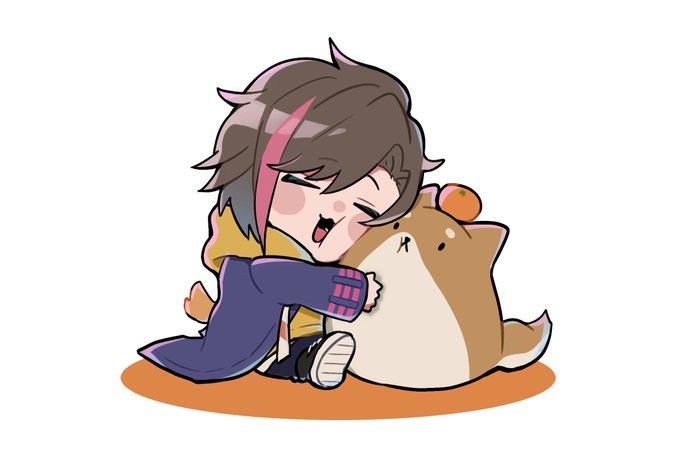 むぎゅ #kinakoart 