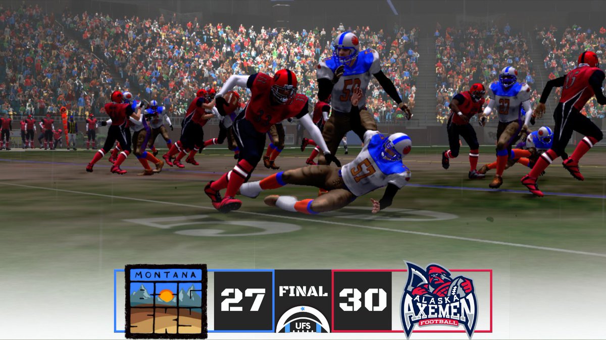 TheOfficialUFS's tweet photo. Congrats to the Alaska #Axemen  your season 1 SimBowl Champions!!! https://t.co/kCtUN1rGcH