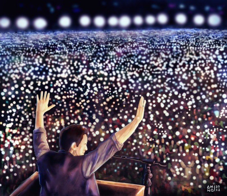 PTIofficial's tweet image. Digital painting tribute by @amnahfarooq for Chairman Imran Khan with a note "A Moon and million stars" #امپورٹڈ__حکومت__نامنظور