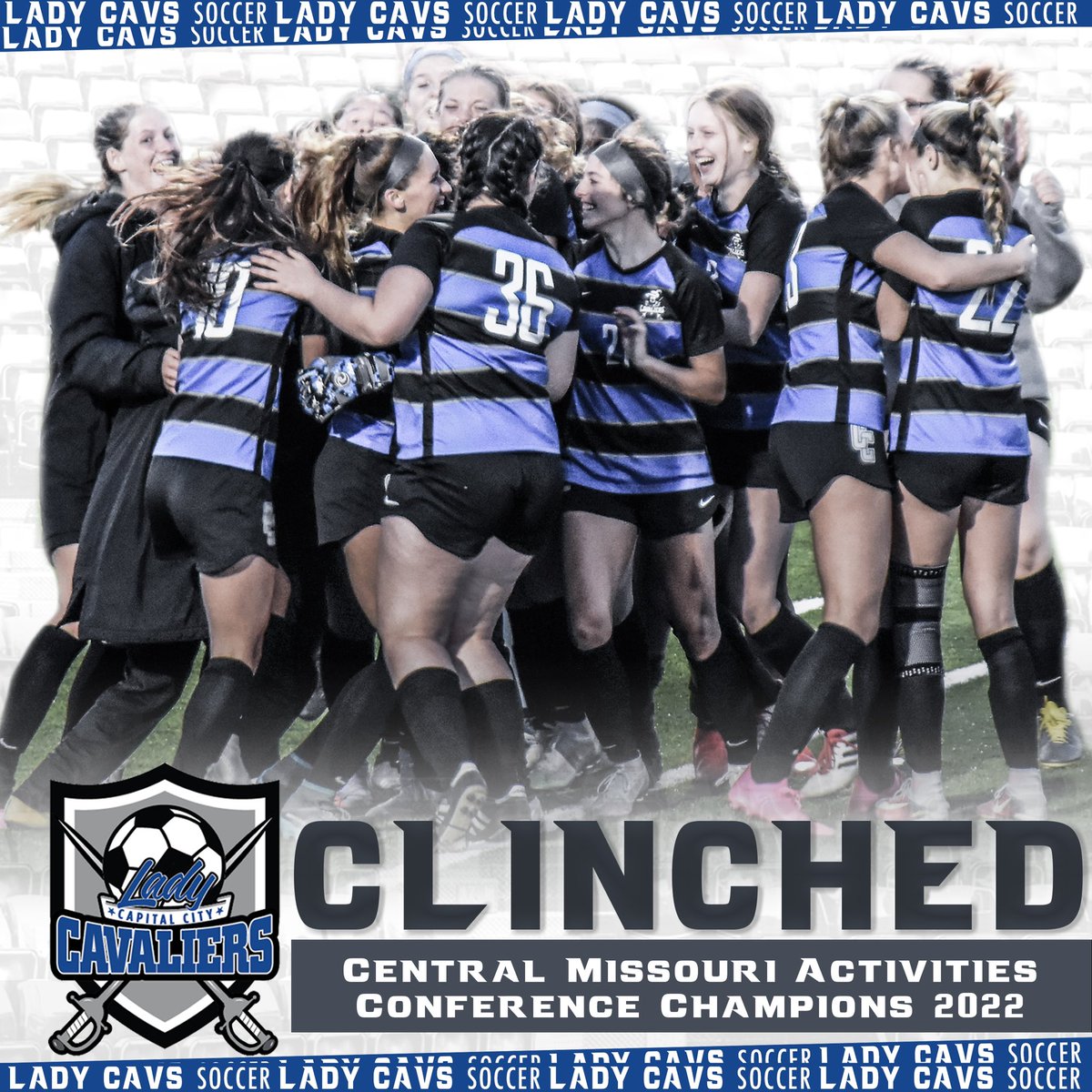 Lady_CavsSoccer's tweet photo. Lady Cavs with the 5-0 W over Battle to clinch the CMAC title! #gocavsgo @CchscavsA @CCHSCavs @CCHS_Activities @JCSchools_ @RodKRCG13 @KOMUsports https://t.co/6VDKuvqOZO