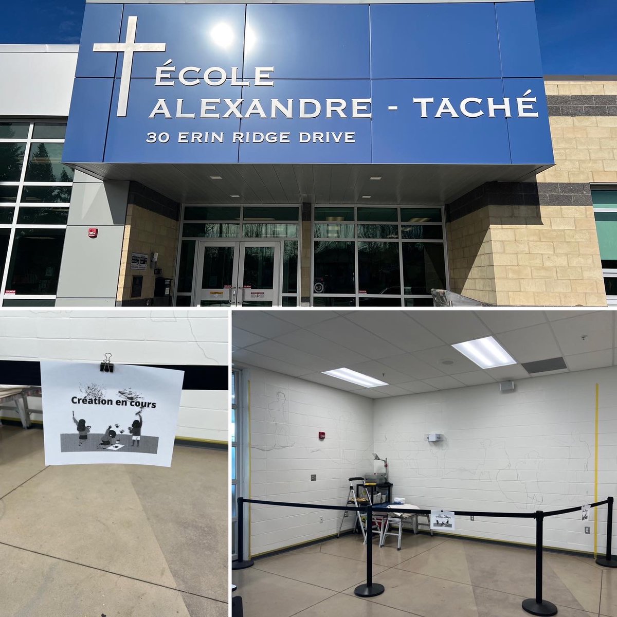 indexdeco's tweet photo. Première visite @Ecole_AT. 
Préparation et traçage. 
On débute la murale collective demain avec le groupe des 5-6e année. 
Merci Isabelle Lalonde , ISC, et M. Claude Viel, directeur,  pour la zone sécurisée… 
#passepArt #CSCNinfo #Murale #galerieCAVA #yegartist #StAlbert https://t.co/zYjtJhKKhE