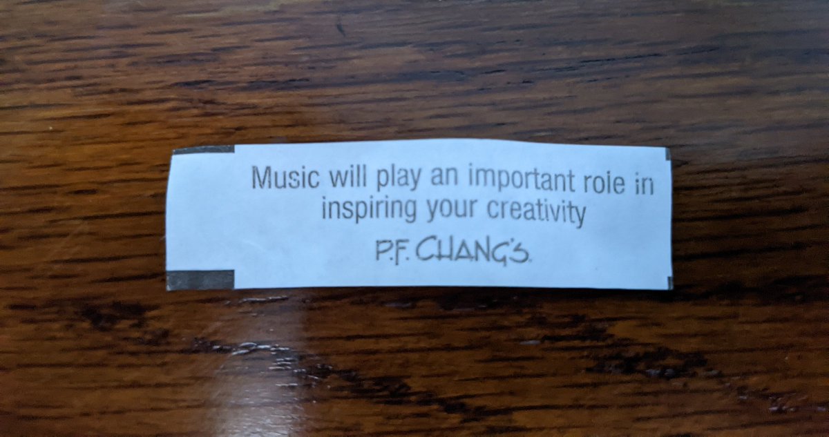 I just ate a fortune cookie &amp; this was the msg inside 🔮✨💕 Music CNFTs coming 🔜 😌
<a href="/JuiceboxSAT/">Juicebox Satellite</a> <a href="/CNFTAudio/">CNFT Audio</a> #MusicNFT #CardanoCommunity