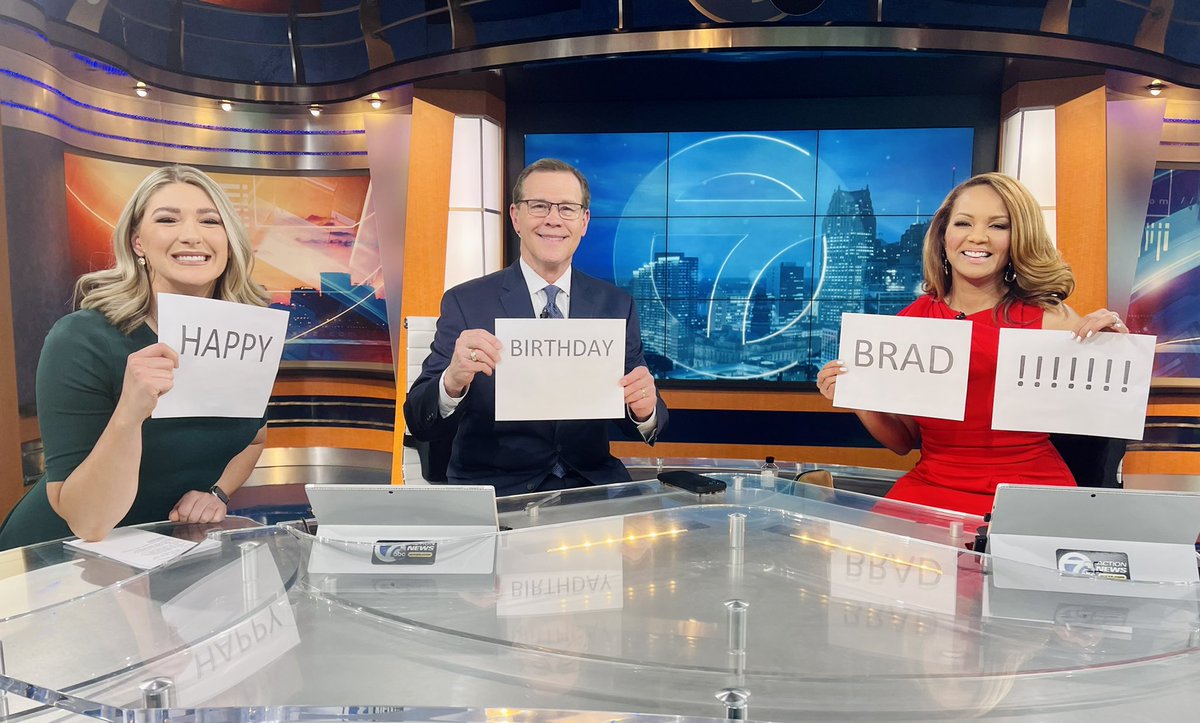 JeannaTrotmanTV's tweet photo. Join us in wishing our guy @BradGalli a happy, happy birthday!! 

We’re lucky to have you on our @wxyzdetroit team. https://t.co/YPZ2wwAIG0