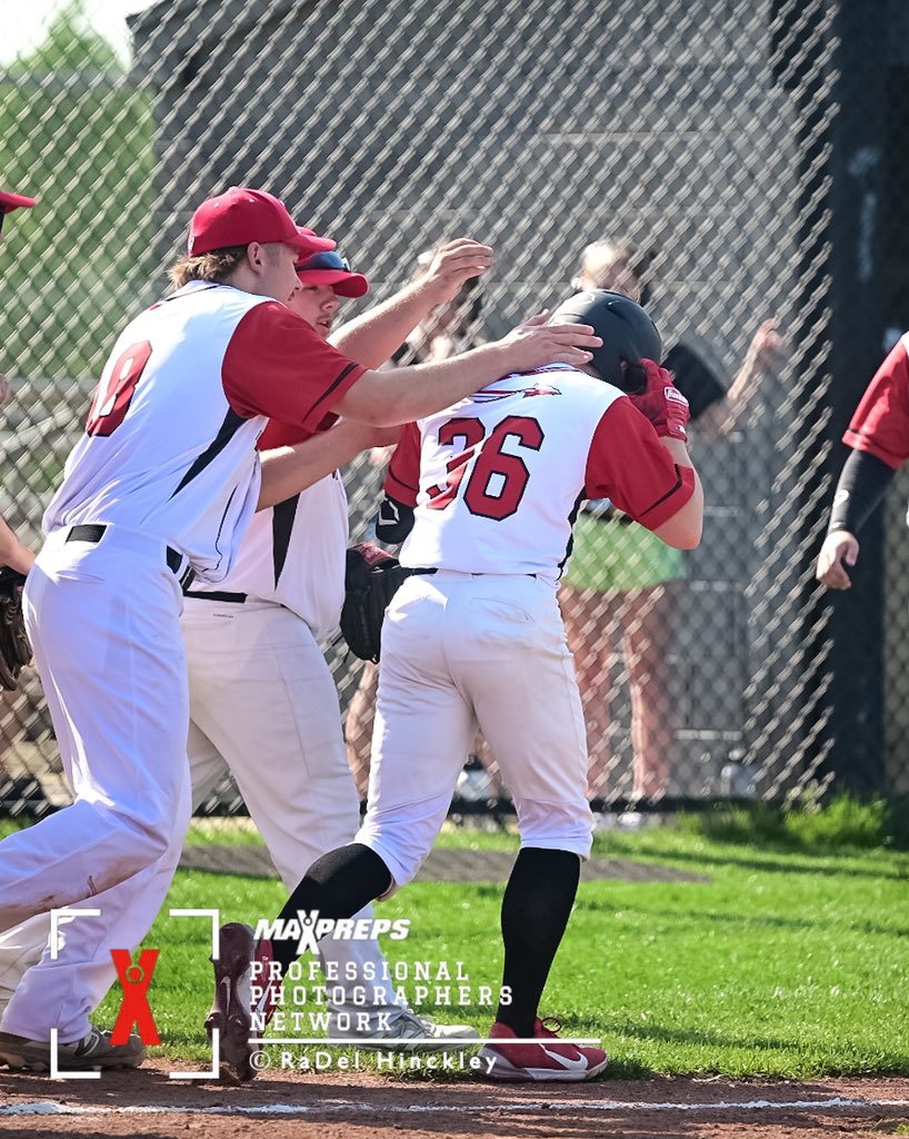 RaDel_H_Photo's tweet photo. The stare… the swing… the fist bump… the celebration with teammates… is there anything better than a long ball?

@MaxPreps image galleries from the @FortOBaseball  vs. @OG__Baseball games (Varsity and JV) will be uploaded soon! https://t.co/6CizqR0ify