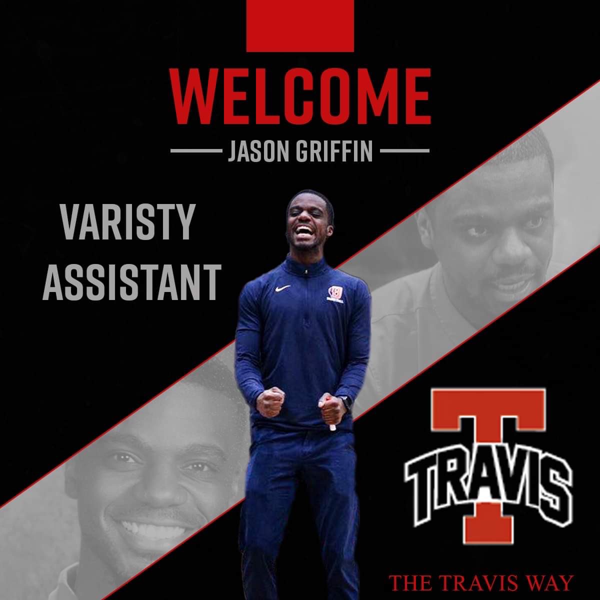 We would like to welcome Coach Jason Griffin to the Travis Family. He will be a great addition to our program! <a href="/THS_Tigers/">Travis High School</a> <a href="/FBISDAthletics/">Fort Bend ISD Athletics</a> #TheTravisWay #Family