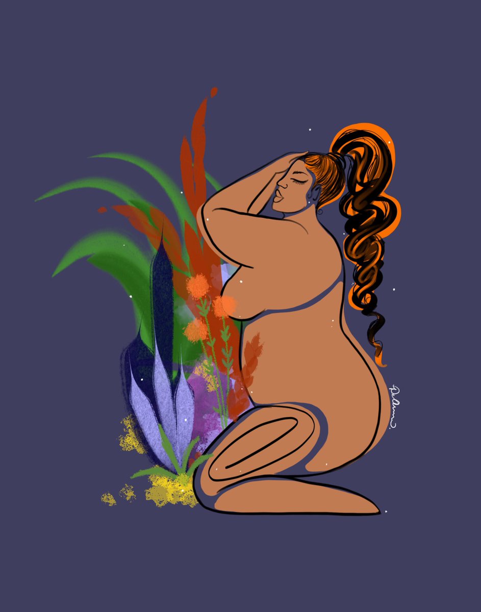 「Detroit based artist! Loving fat folks o」|I appreciate you.のイラスト