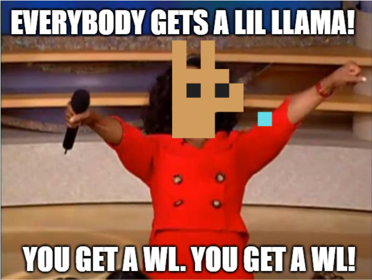 The Lil Llamas | cc0 Free Mint LIVE tweet media