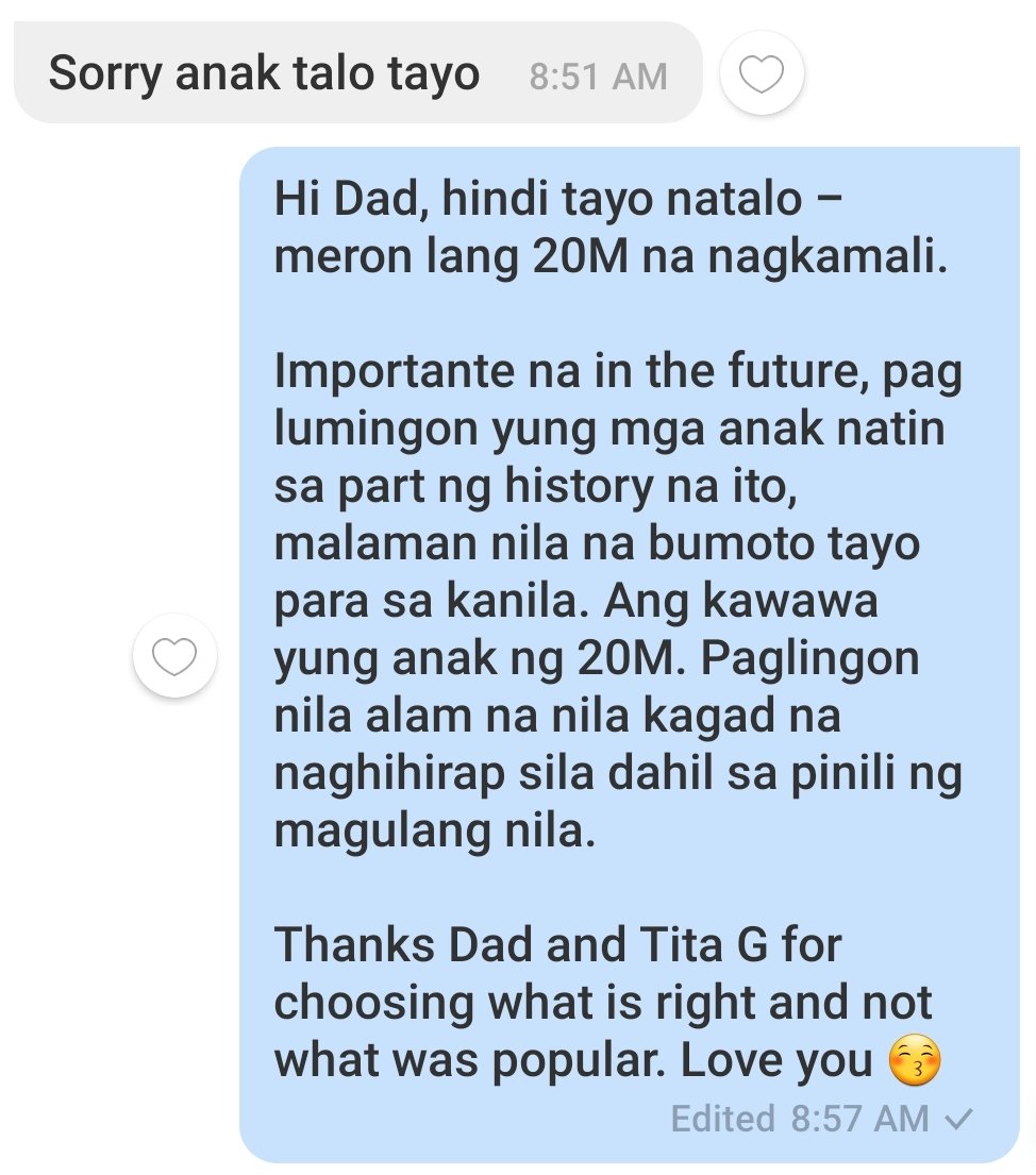mabangongmama's tweet photo. Nakaiyak na ba?
Ok, tahan na. Let's pull ourselves together, roll up our sleeves. Marami pa tayong kailangan gawin at ang una dun ay kailangan naman natin yakapin at iangat ang isa't-isa. Hindi pa tapos ang laban natin para sa mga minamahal natin!
#NakatindigPaRin https://t.co/fx1s5HGsCU