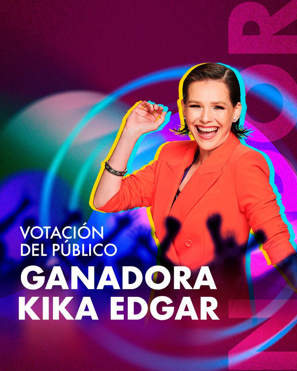 ¡En #TuCaraMeSuenaMXUS tu opinión es muy importante! Y porque tú lo decidiste, <a href="/KikaEdgar/">Kika Edgar</a> se corona como la favorita en las votaciones del público en México 🥳💯💖🇲🇽
¡FELICIDADES, KIKA!