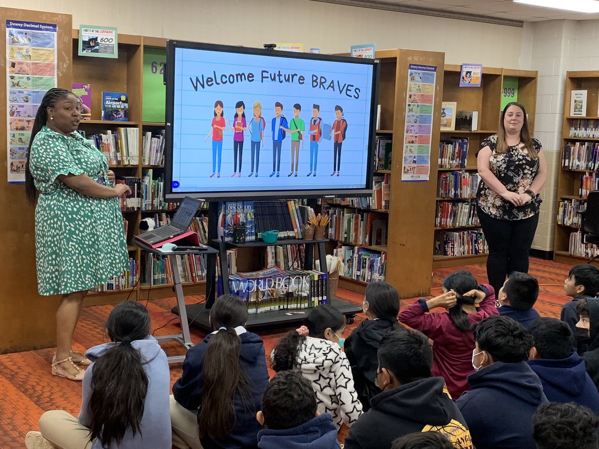 OakcliffEagle1's tweet photo. Shout out to Sequoyah Middle School! Principal Anthony &amp; his team came by to visit our 5th graders to give them an idea of how the transition to Middle School will be. Our Eagles had a TON of questions! I’m going to miss them so much! They have grown up right in front of my eyes! https://t.co/2IdABlXZr4