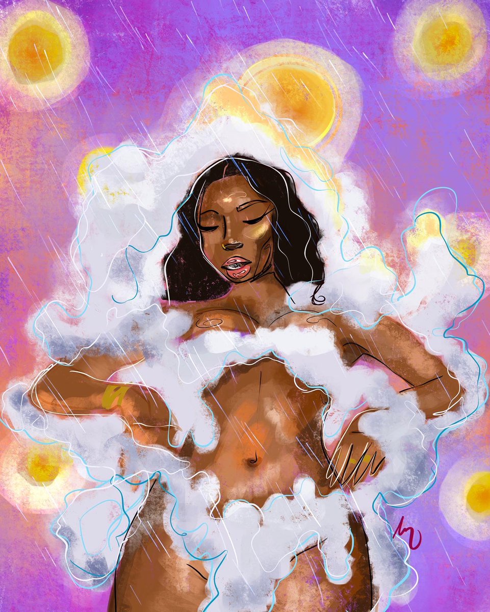 artndimples's tweet photo. “Slumber in Summer Rain” ☔️

Musey Monday featuring @herapatra https://t.co/cZr4exIlJF