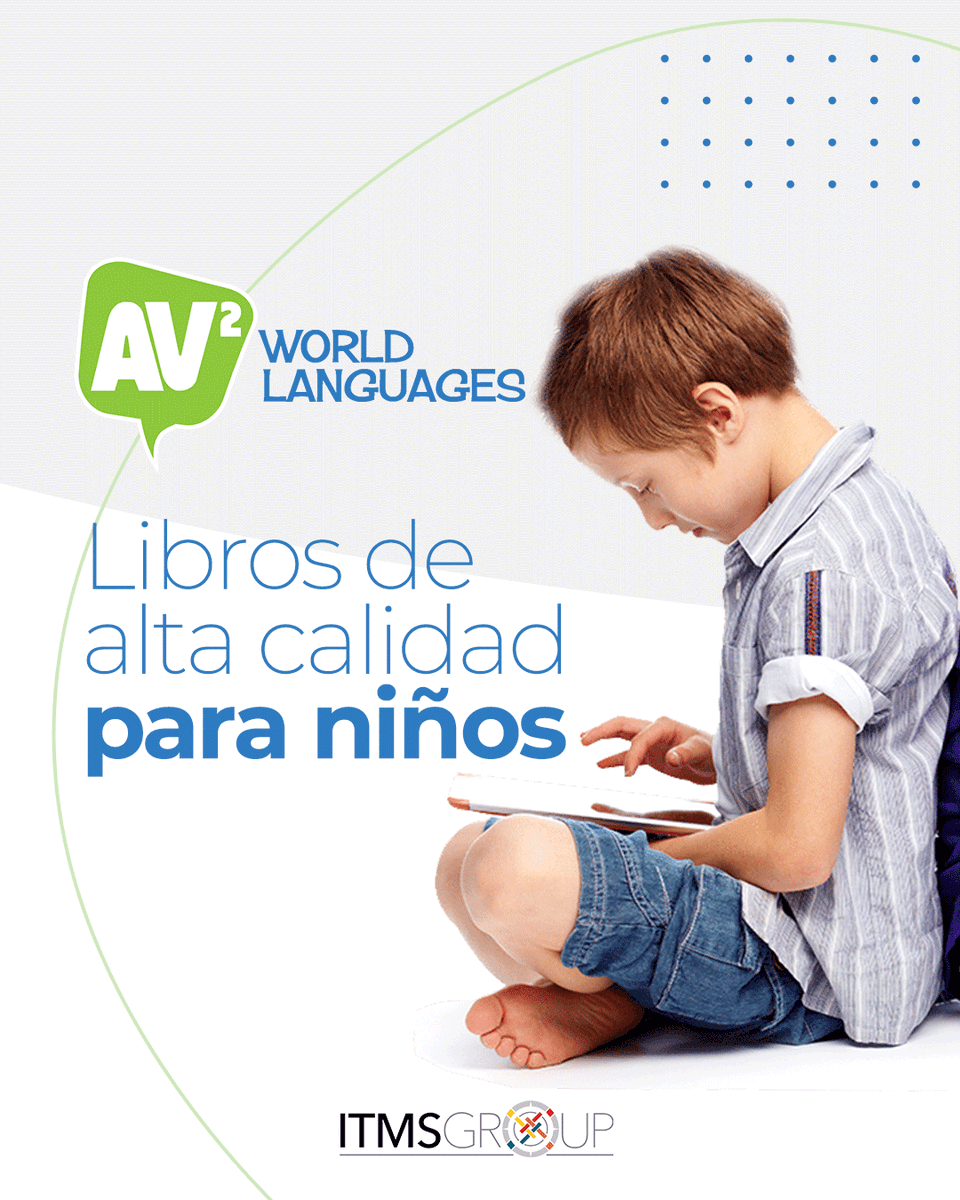 ITMSGroupInc's tweet photo. AV2 World Languages presenta libros para niños de alta calidad con la colección AV2.
Para conocer más, visite nuestro sitio web https://t.co/o3JojFt7Ia
#ITMSGroup #AV2 #WorldLanguages #LibrosDigitales # Educación https://t.co/G3T7p4ZQ6Q
