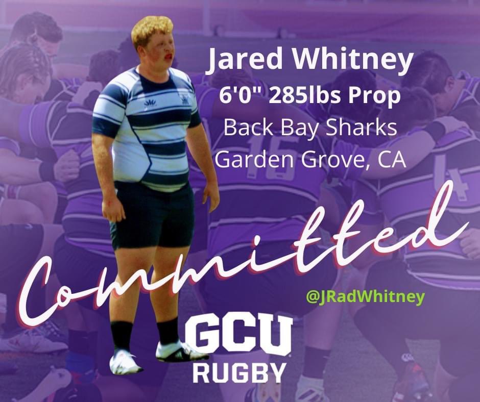 JRadWhitney's tweet photo. Looking forward to the next chapter in my life. Grateful for the opportunity to play rugby at the next level. Thank you to my family and all the coaches that helped me prepare for my future. Truly blessed. Lopes Up🏉🇺🇸👍🏻 @gcurugby @OLuFootball @OLu_Athletics https://t.co/9vEoio4fzE