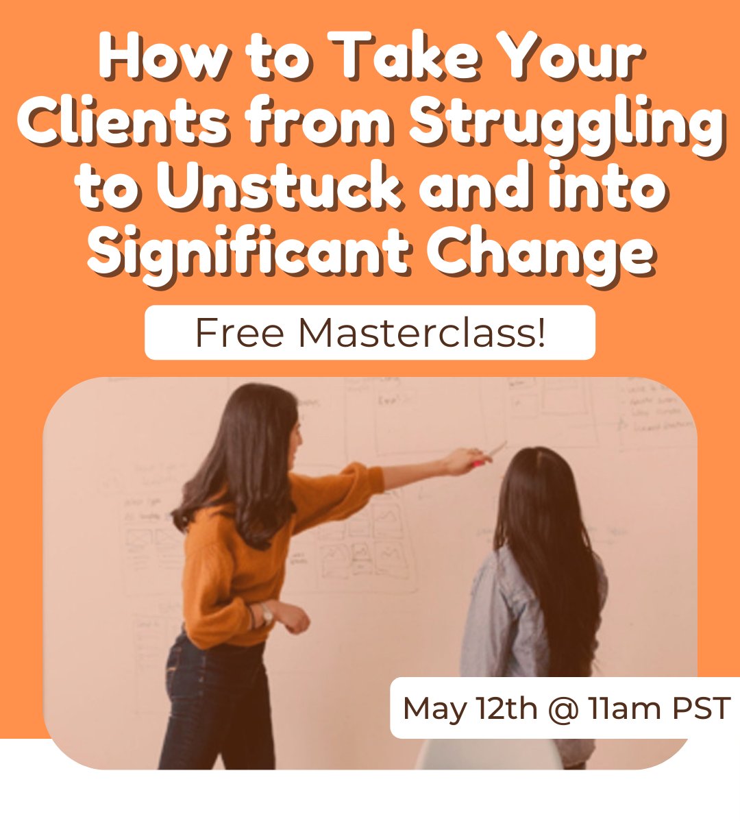 How do you increase change readiness in your client without wasting a ton of time on the wrong approaches?

THURSDAY I'll be showing you the EXACT process I use with clients to help them get unstuck, and help you answer that question. 

bit.ly/SDFreeMastercl…

#SpiralDynamics