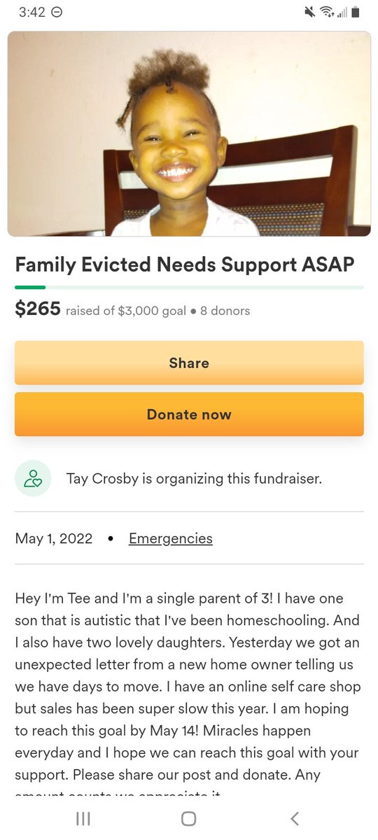 SelfCareCA4's tweet photo. Trying to reach full goal by May 14 would be a miracle! I'm aiming for atleast half! Anything will help! Please Share this any and everywhere you can! I'll really appreciate it. Thank you to everyone who has donated and supported our shop so far.
https://t.co/lrREH1toLR https://t.co/dVjaVA5SFp