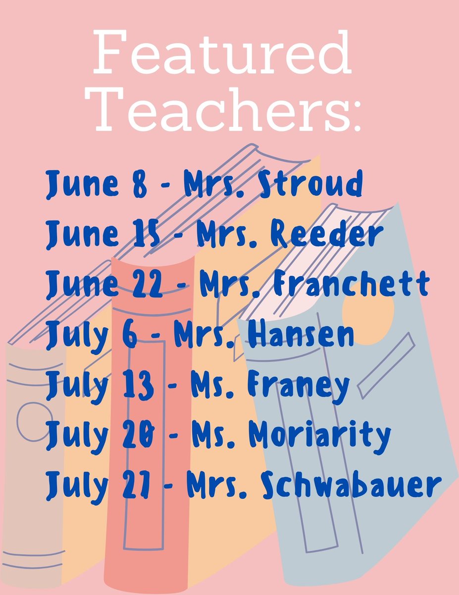 OTECougarsLMC's tweet photo. Feels like summer today. So, it's time to share about our OTE's summer library hours! @OTECougars @bvlibraries https://t.co/skZKhRoEom