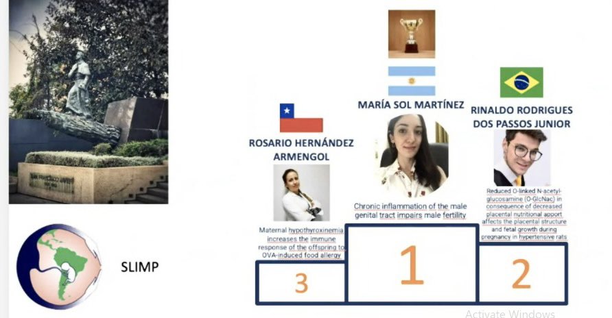 rmotrich's tweet photo. Thanks so much @Slimp_org for the opportunity to participate in the outstanding congress SLIMP22 and the award for best poster presentation to Maria Sol Martinez. Our team could not be proudest! https://t.co/eHjIi7vU1o