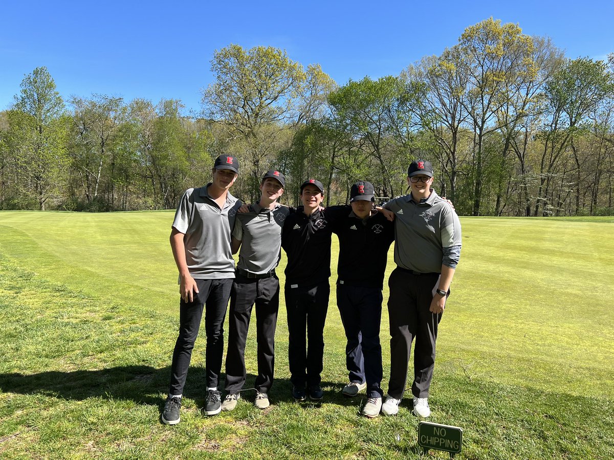 CHEastGolf's tweet photo. Tough conditions for the boys today at the Group IV Sectionals at Charleston Springs. Wind finally let up this afternoon. Still a great day and more experience for next year. This group of underclassman will be back. @CHEastAthletics https://t.co/fJum70pb8S