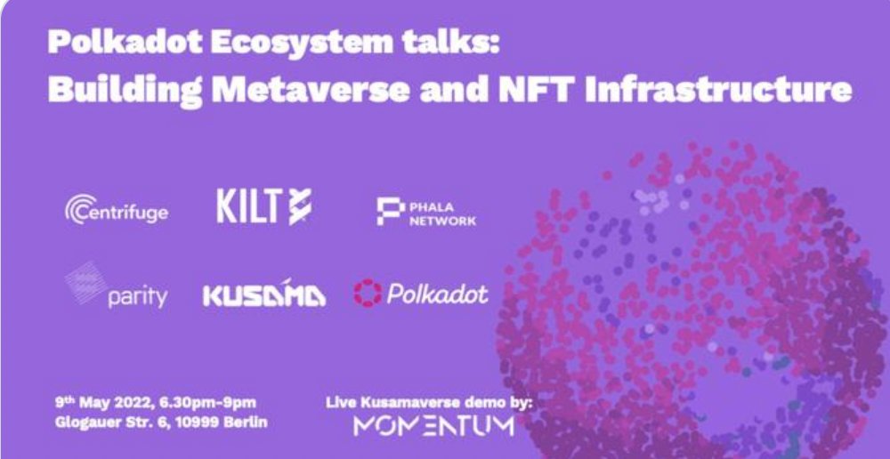 DotLeap's tweet photo. #Dotleap daily recap
- Referendum 193 aimed at granting @RmrkApp sufficiency on statemine has passed!
-@ShidenNetwork has won the 34th #Kusama parachain auction!
- @ParityTech held an "ecosystem talks with"
- @polkadex has won Polkadot's 16th parachain auction! https://t.co/TYHoITI88y