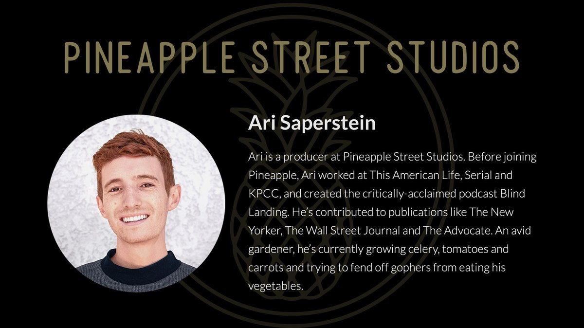 HI HI HI SOME BIG NEWS TO SHARE: I just started a new job as a producer for <a href="/pineapplemedia/">Pineapple Street</a>!!!! 🍍🍍🍍 I'm beyond excited to work at the company that makes all my favorite podcasts and so pumped to start producing some very cool new shows and stories coming your way soon 💕♥️