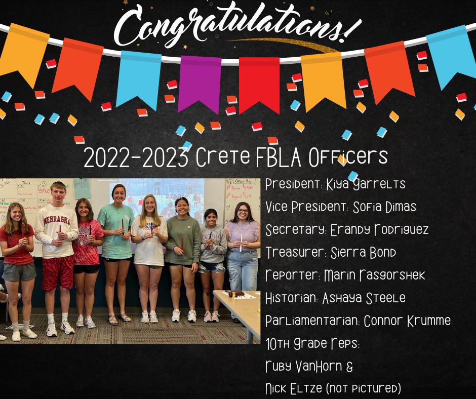 CreteFBLA's tweet image. Excited to start planning for next year! #CreteCardinals