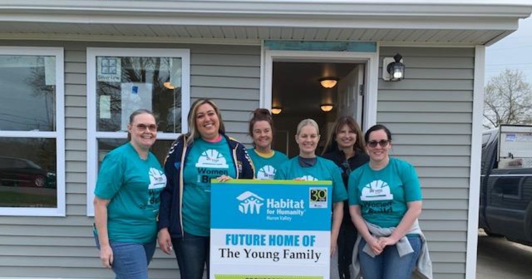 We're fortunate to have the support of local Reinhart Realtor Maria Wade at our Board of Directors table &amp; on our Women Build committee! Maria sponsored our Women Build project, then raised $1,300+ &amp; brought a team of volunteers to help paint last weekend! #womenempoweringwomen