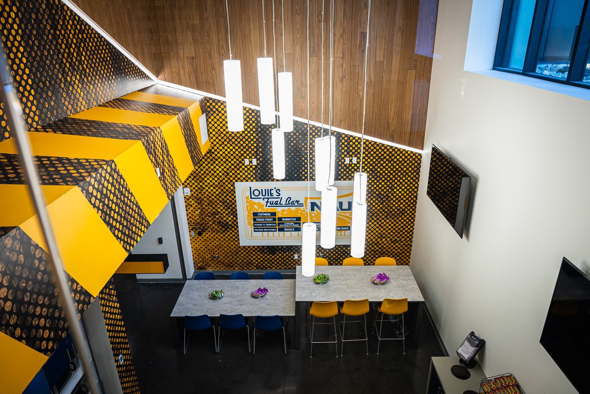SportsDissected's tweet photo. 🪵 @NAUAthletics’ new home - the @DLRGroup-designed Student-Athlete High Performance Center - is one of the top athletic facilities in the country, Power 5 or not. 

See for yourself. 😳🎥: https://t.co/5WtkPC0Ykc https://t.co/kcksYVizzX