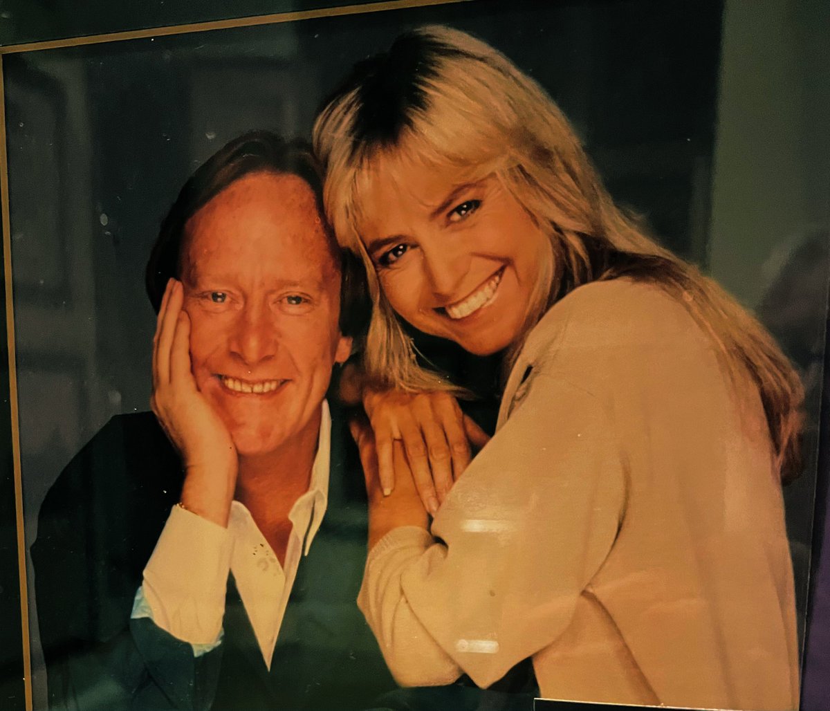 Photo on the wall at home of a very talented special guy, twinkle in his eye! Thoughts for his family at this saddest of times. RIP Den 🙏