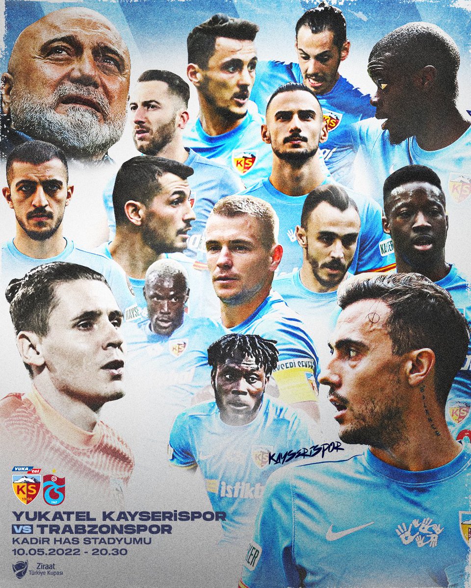 KayserisporFK's tweet photo. 💥 MAÇ GÜNÜ
🏆 Ziraat Türkiye Kupası
🗓 Yarı Final 
🆚 Trabzonspor
⏰ 20.30
🏟 #ŞehrinKalbi'nde!
📲 #KYSvTS
🟡🔴 #TarihiYenidenYaz https://t.co/Njomdvc1aU