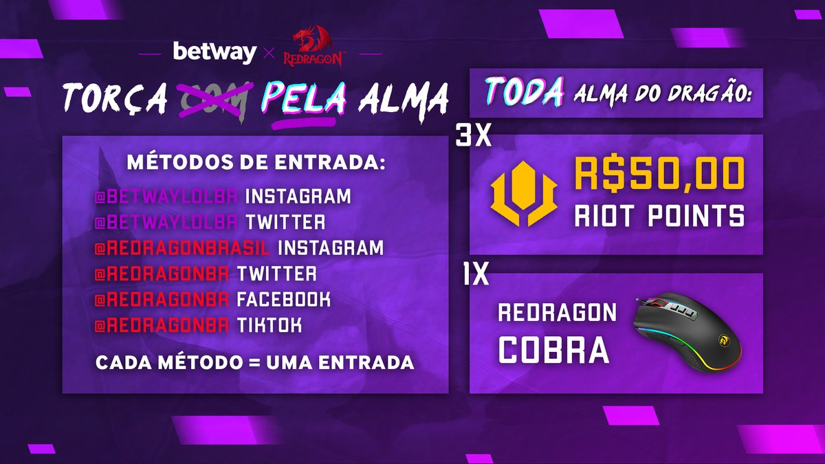 O MSI vem aí! 🏆

O Super Server não costuma a se dar bem, mas a Dona bet vai te dar um motivo pra sorrir no torneio.

Anima aê brasileirinho vai ter Super Sorteio 🥳🥂🕺

TORÇA PELA ALMA! 

Se inscreva no link: gleam.io/tpWm0/sorteio-…