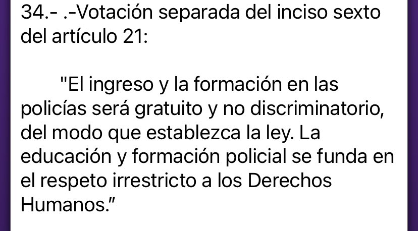 🟢 APROBADO!!

Para que nunca más la oficialidad de las policías (los que mandan) se decida por el dinero que tiene la familia.

💪🏼💪🏼