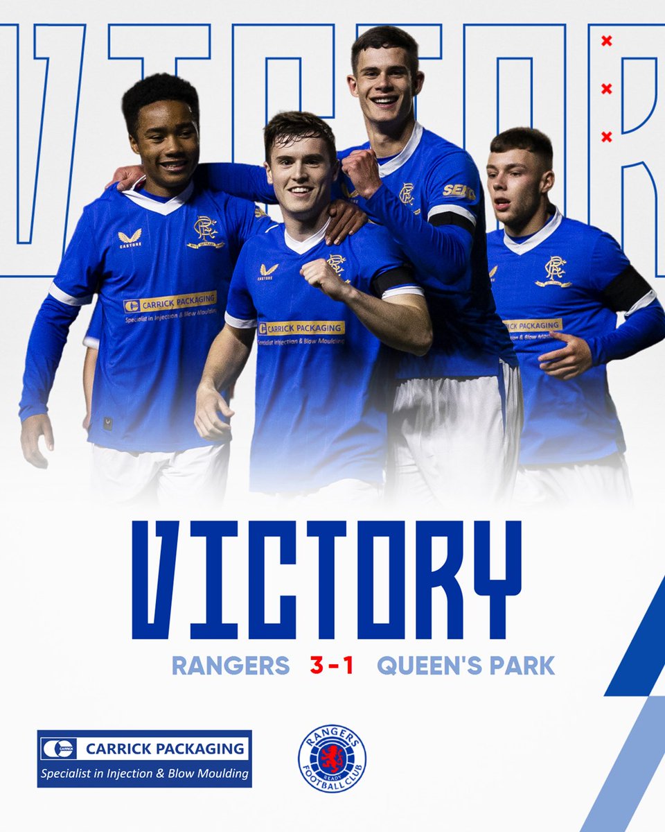 🏆 The Young Gers are City of Glasgow Cup Winners.