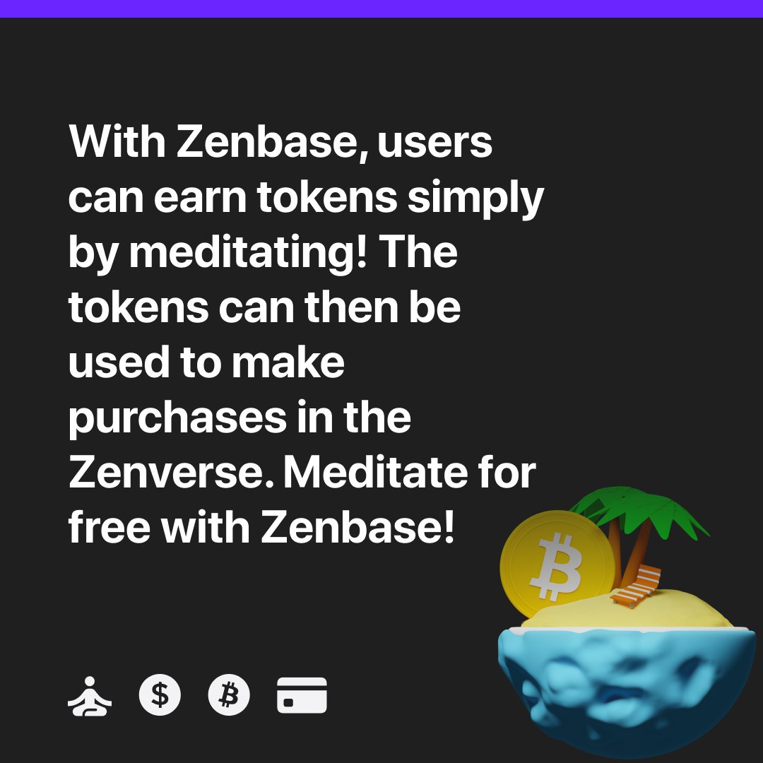 zenbase_us's tweet photo. Meditate for free with Zenbase!🧘♂️
#ZENT
#zen
#zenout
#meditation
#selfdiscovery
#freeyourmind
#innerpeace
#meditate https://t.co/iZXaPvr7Q8