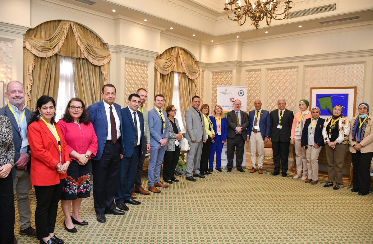 RaniaKhalil4's tweet photo. Irish Studies Symposium @bue_official 
#irishstudiesrcis #EmigrantSupportProgramme
Research Centre for Irish Studies (RCIS) 
@SeanOReganIRL @DGannon2016 @FinolaColgan 
@IRLEmbCairo @dfatirl https://t.co/aOFUu71FF2