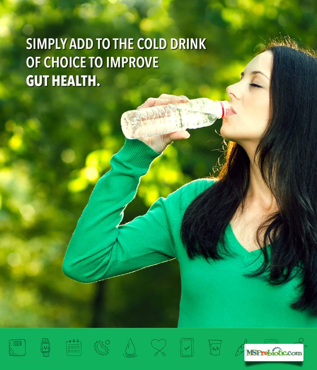 Simply add to the cold drink of your choice to improve gut health.  #msprebiotic #dietaryfiber #wellness #healthygut