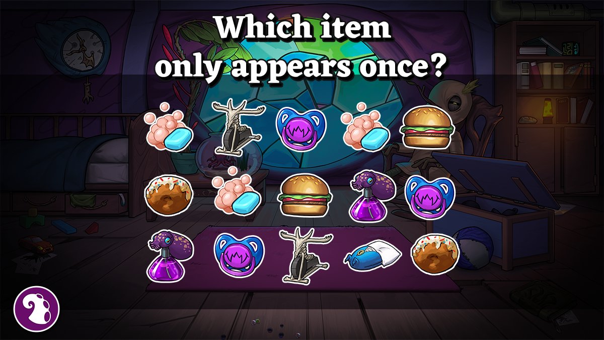It's contest time!

Figure out which item is the only one that appears once and you could have a chance to win a 41OA Mythic NFT! 🎇

#devikins #NFTGiveaway